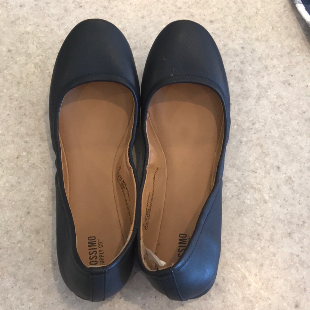 Navy Mossimo Flats